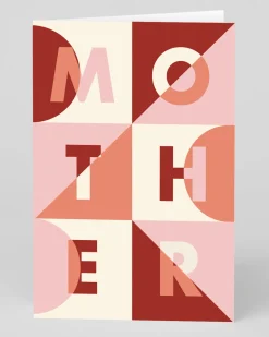 Personalised Mother Colour Block Card | Ohh Deer