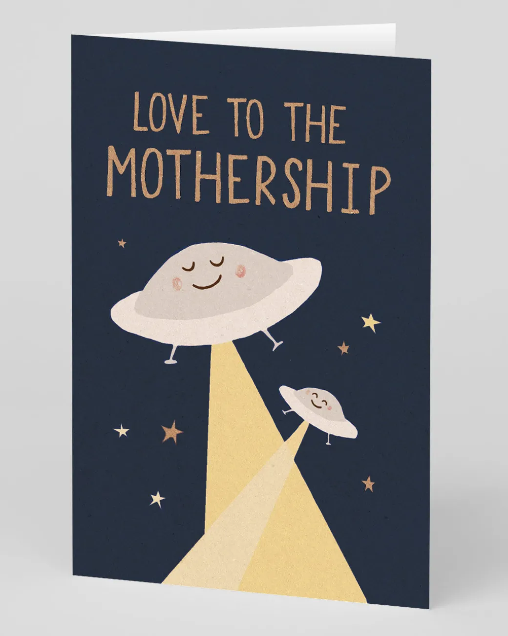Personalised Mothership Greeting Card
