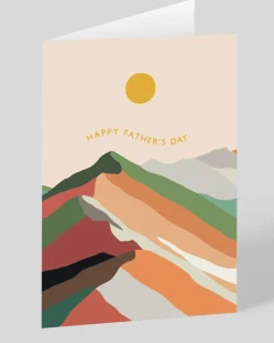 Personalised Mountains Father's Day Card | Ohh Deer