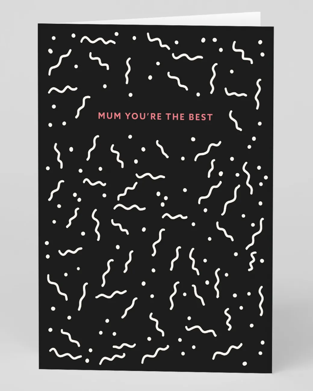 Personalised Mum You're The Best Squiggles Greeting Card | Ohh Deer