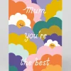 Personalised Mum You're The Best Rainbows Greeting Card | Ohh Deer