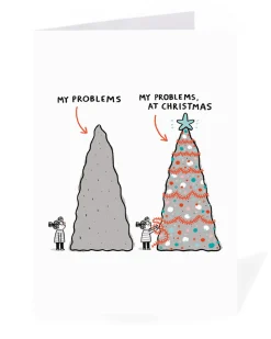 Personalised My Problems at Christmas Card | Ohh Deer