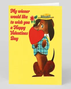 Personalised My Wiener Valentine's Day Card | Ohh Deer