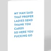 Personalised Nan Said Thank You Card