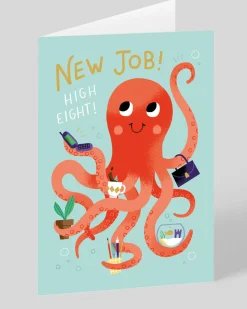 Personalised New Job Octopus Greeting Card | Ohh Deer