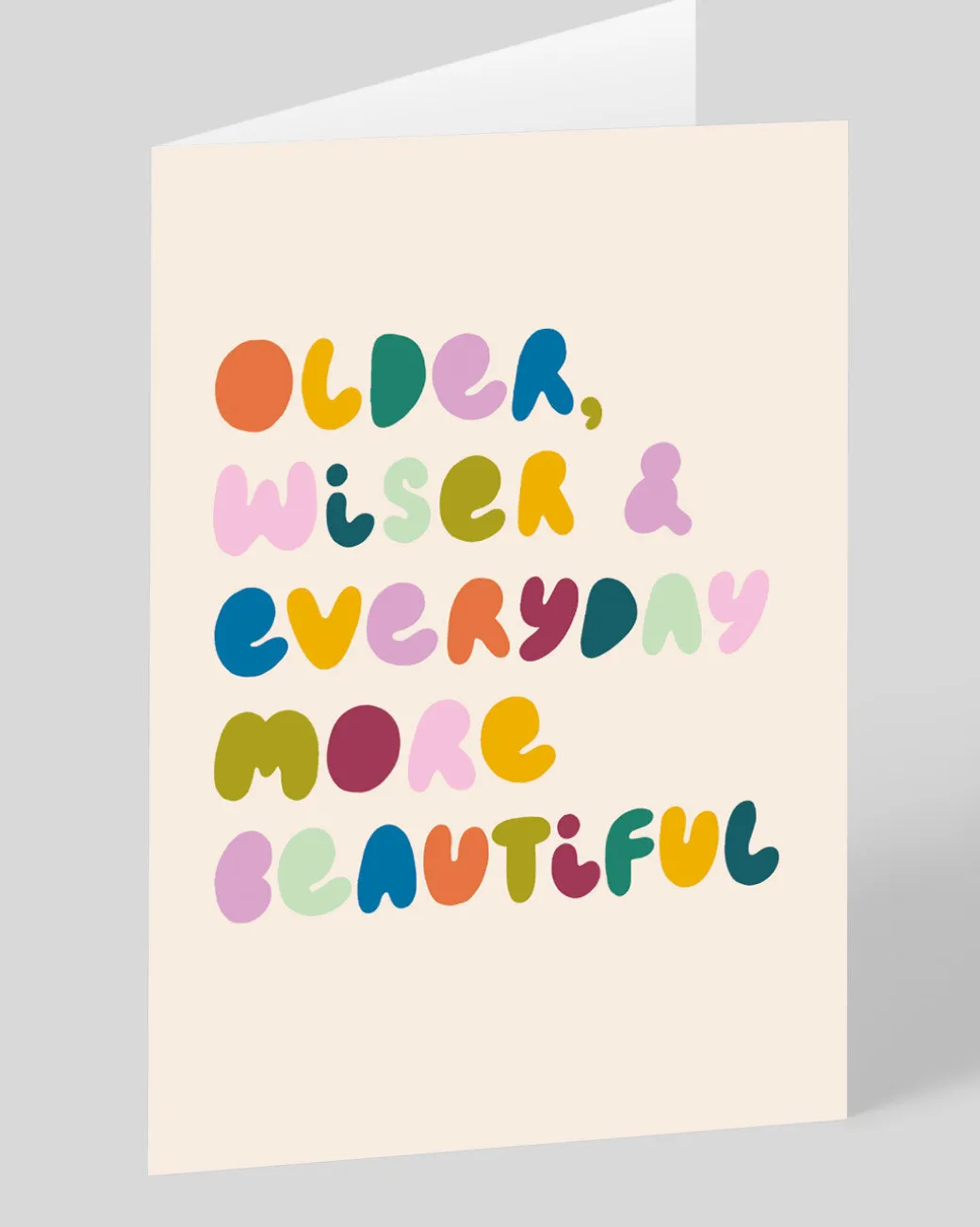 Personalised Older, Wiser & Everyday More Beautiful Greeting Card | Ohh Deer