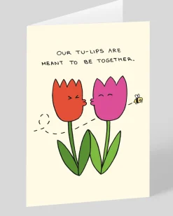Personalised Our Tu-lips Meant To Be Together Card | Ohh Deer