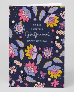 Personalised Paisley Sweetest Girlfriend Birthday Card | Ohh Deer