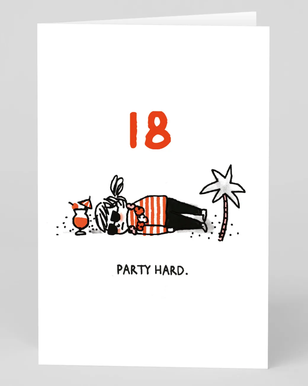 Personalised Party Hard 18th Birthday Card | Just £3.50 | Ohh Deer