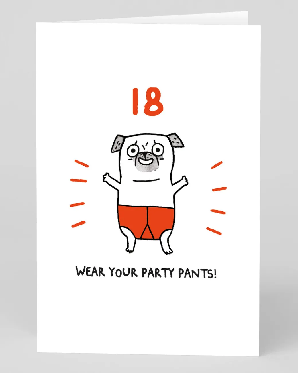Personalised Party Pants 18th Birthday Card | Ohh Deer
