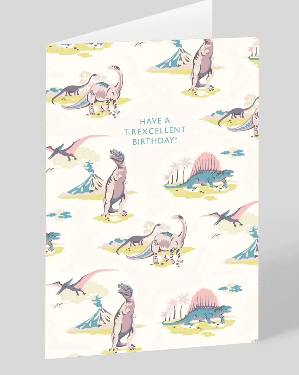 Personalised Pastel Dinosaurs Birthday Card | Ohh Deer