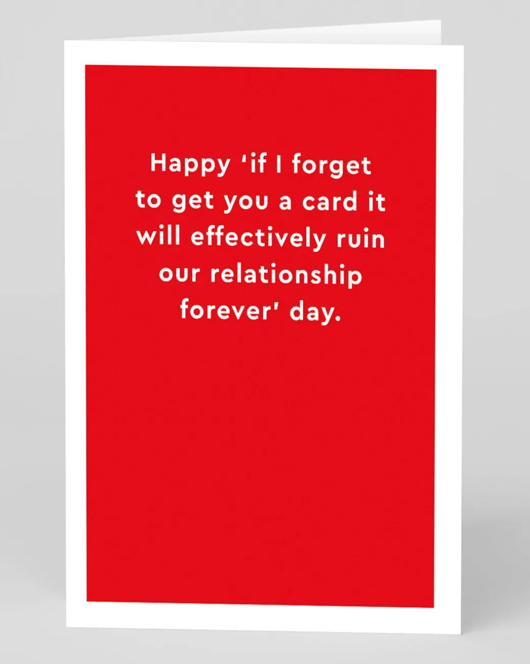 Personalised Ruin Our Relationship Day Card | Ohh Deer