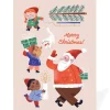 Personalised Santa and Elves Christmas Card | Ohh Deer
