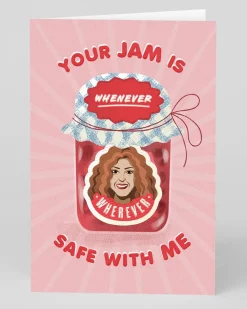 Personalised Shakira Your Jam Is Safe Greeting Card | Ohh Deer