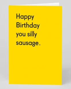 Personalised Silly Sausage Birthday Card | Ohh Deer