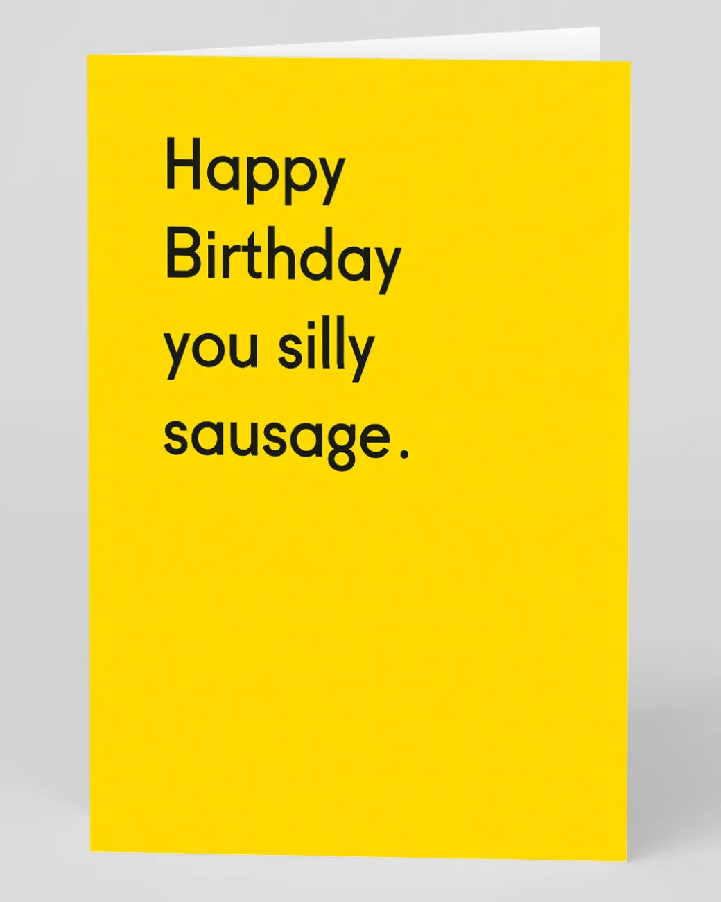 Personalised Silly Sausage Birthday Card | Ohh Deer