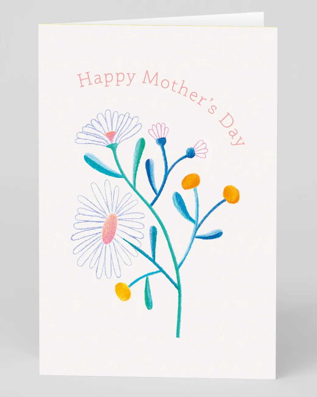 Personalised Simple Flowers Mother's Day Card | Ohh Deer