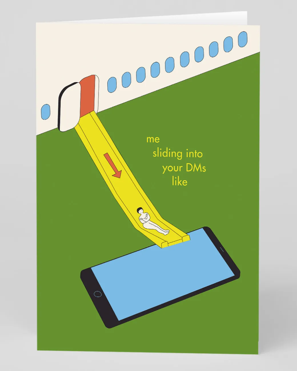 Personalised Sliding Into DMs Greeting Card | Ohh Deer