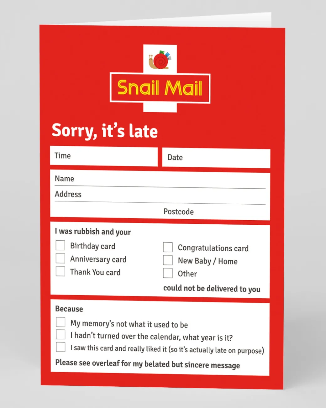 Personalised Snail Mail Birthday Card | Ohh Deer