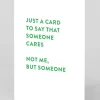 Personalised Someone Cares Greeting Card | Ohh Deer