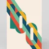 Personalised Striped 100th Birthday Card | Ohh Deer