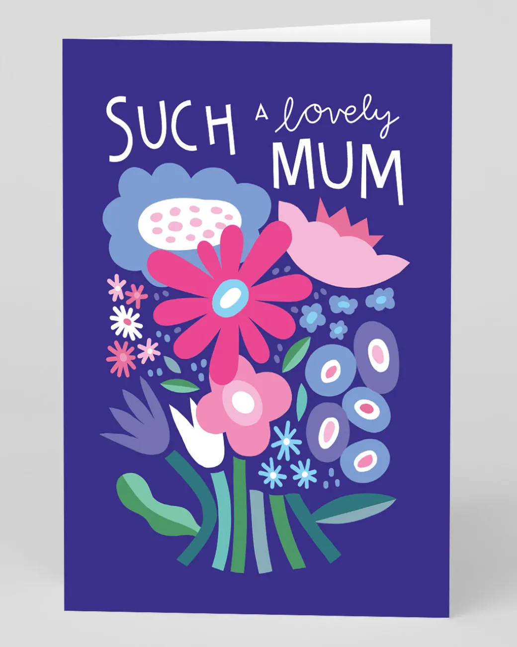 Personalised Such A Lovely Mum Flower Bunch Greeting Card | Ohh Deer