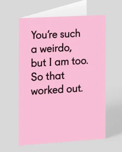 Personalised Such a Weirdo Greeting Card | Ohh Deer