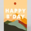 Personalised Sun and Mountains Birthday Card | Ohh Deer