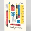 Personalised Thank You Teacher Stationery Greeting Card | Ohh Deer