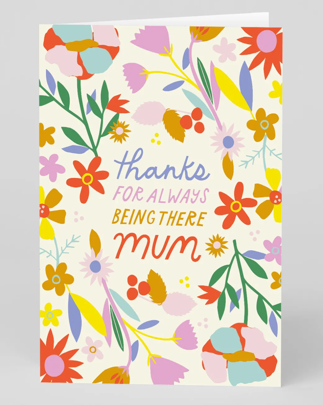 Personalised Thanks For Always Being There Mum Greeting Card | Ohh Deer