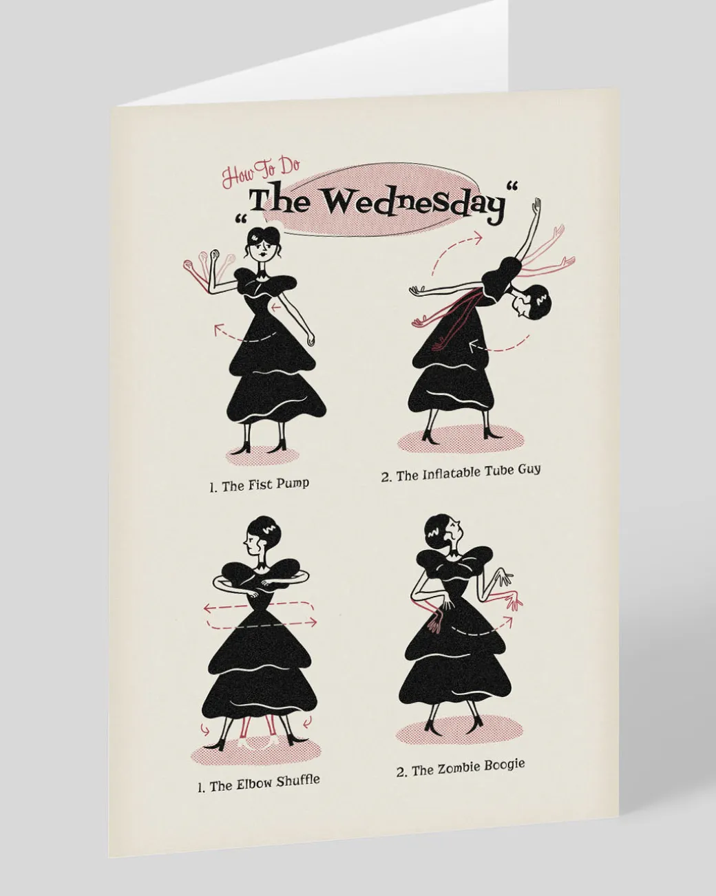 Personalised The Wednesday Addams Dance Greeting Card | Ohh Deer