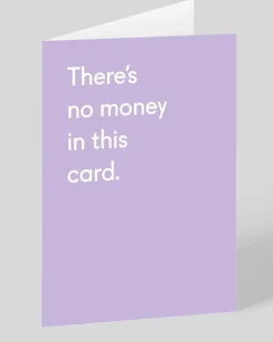 Personalised There's No Money In This Birthday Card | Ohh Deer