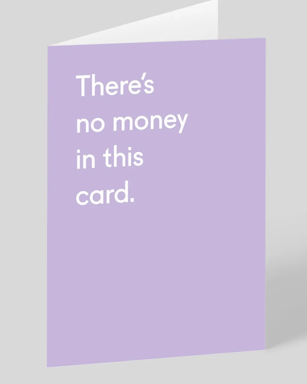 Personalised There's No Money In This Birthday Card | Ohh Deer
