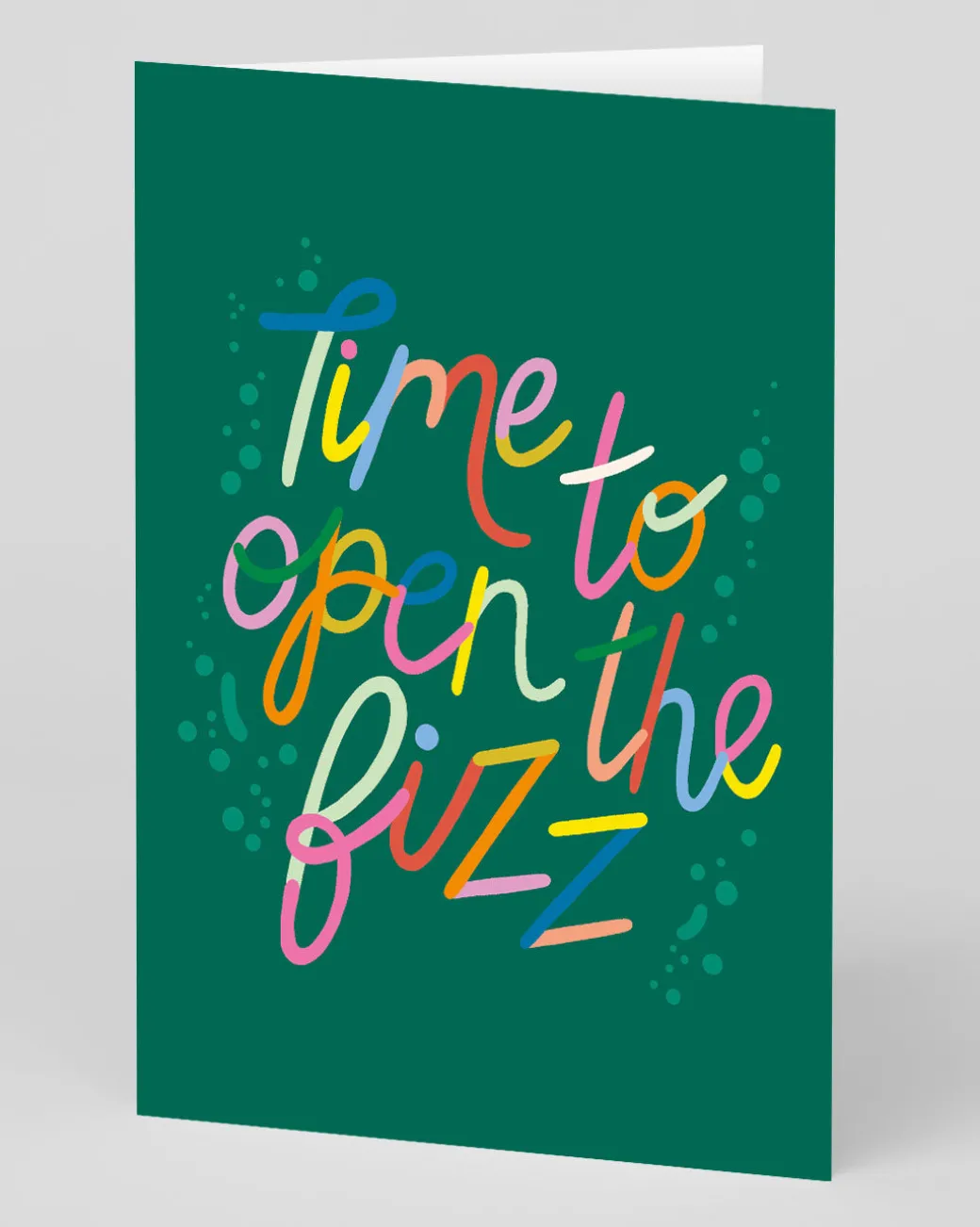 Personalised Time To Open The Fizz Greeting Card | Ohh Deer