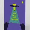 Personalised UFO Take Me To Your Bedroom Greeting Card | Ohh Deer