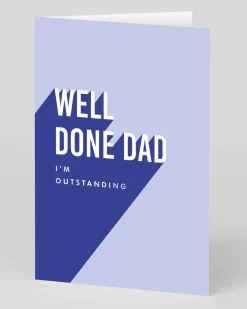 Personalised Well Done Dad Father's Day Card | Ohh Deer