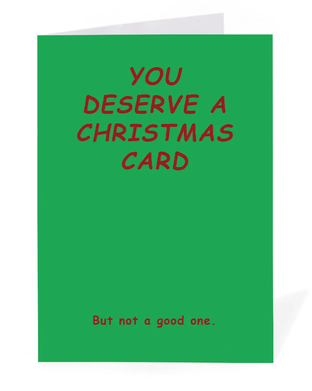 Personalised You Deserve a Christmas Card | Ohh Deer