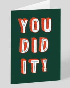 Personalised You Did It! Congratulations Card | Ohh Deer