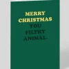 Personalised You Filthy Animals Christmas Card | Ohh Deer