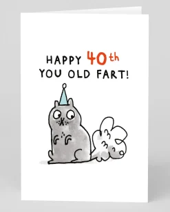 Personalised You Old Fart 40th Birthday Card | Ohh Deer
