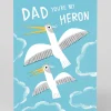 Personalised You're My Heron Father's Day Card | Ohh Deer