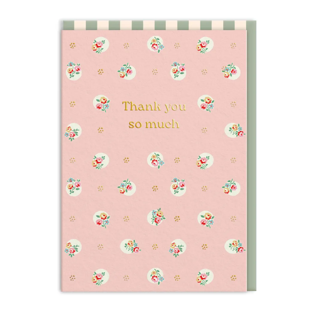 Polka Dot Thank You Card