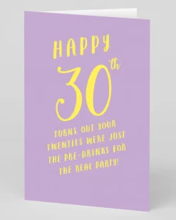 Pre-Drinks 30th Birthday Card | Ohh Deer