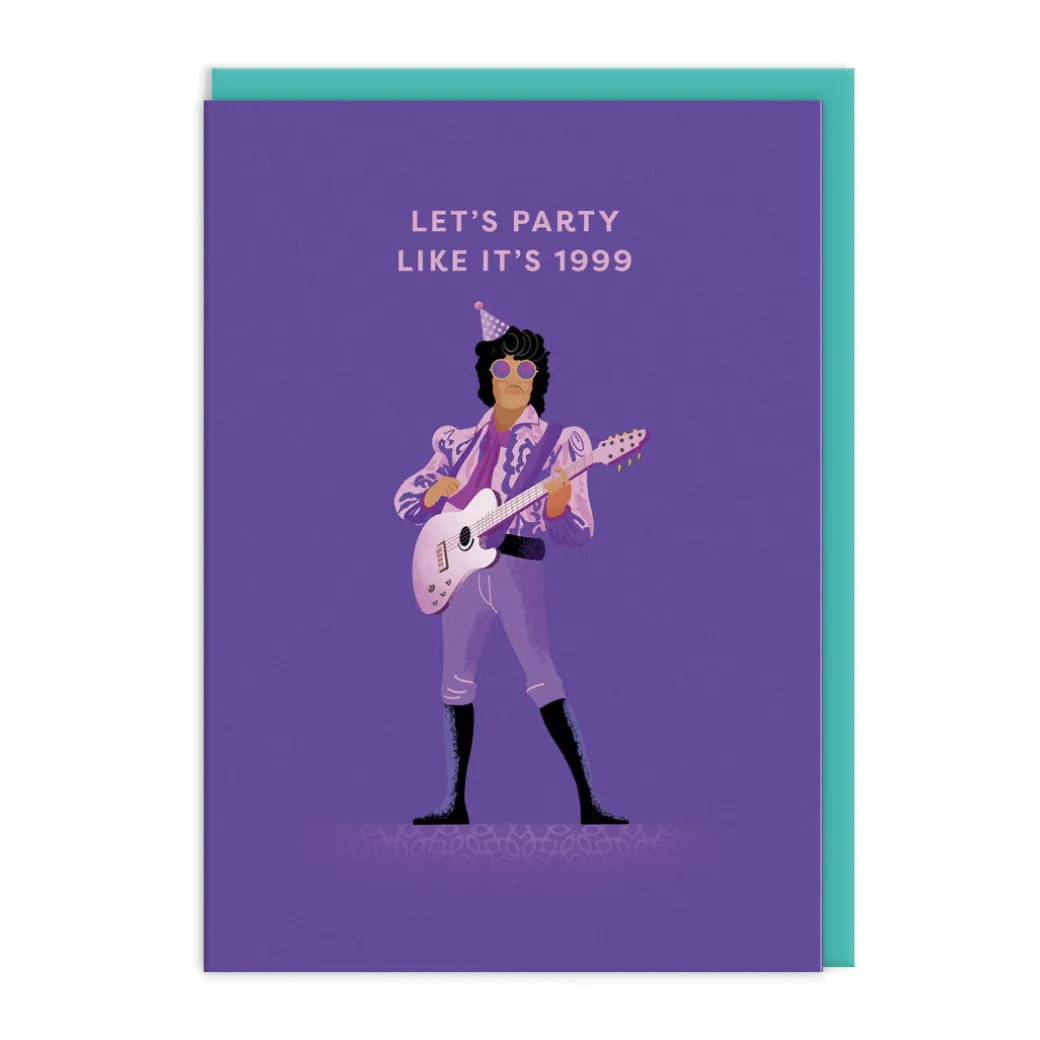 Prince Let's Party Greeting Card