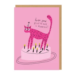 Purrfect Birthday Card | Ohh Deer