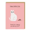 Putting up with my sh*t Mother's Day Card | Ohh Deer