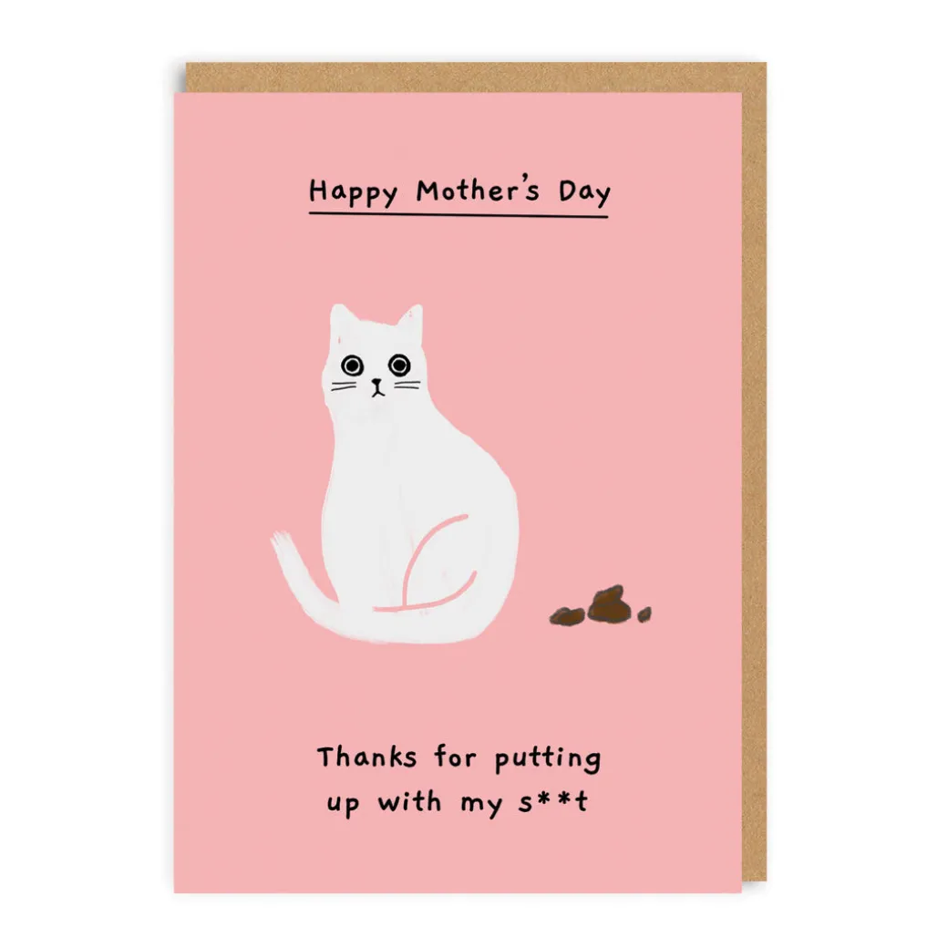 Putting up with my sh*t Mother's Day Card | Ohh Deer