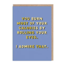 Rolling Your Eyes Greeting Card