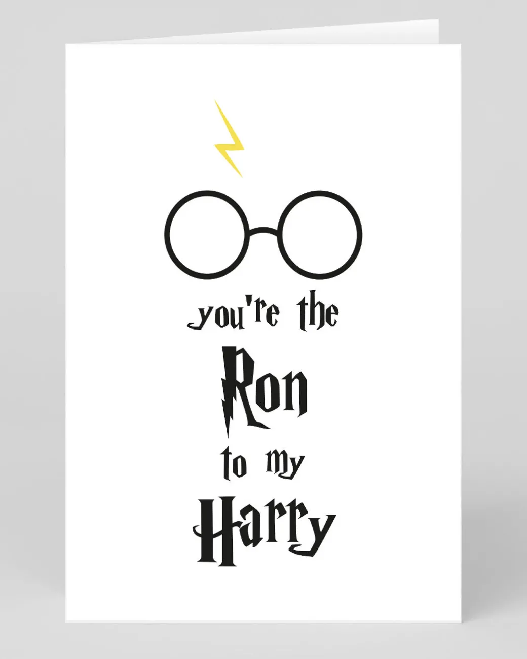 Ron To My Harry Greeting Card | Ohh Deer