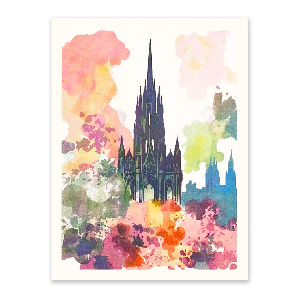 Scott Monument Riso Print (8x6)